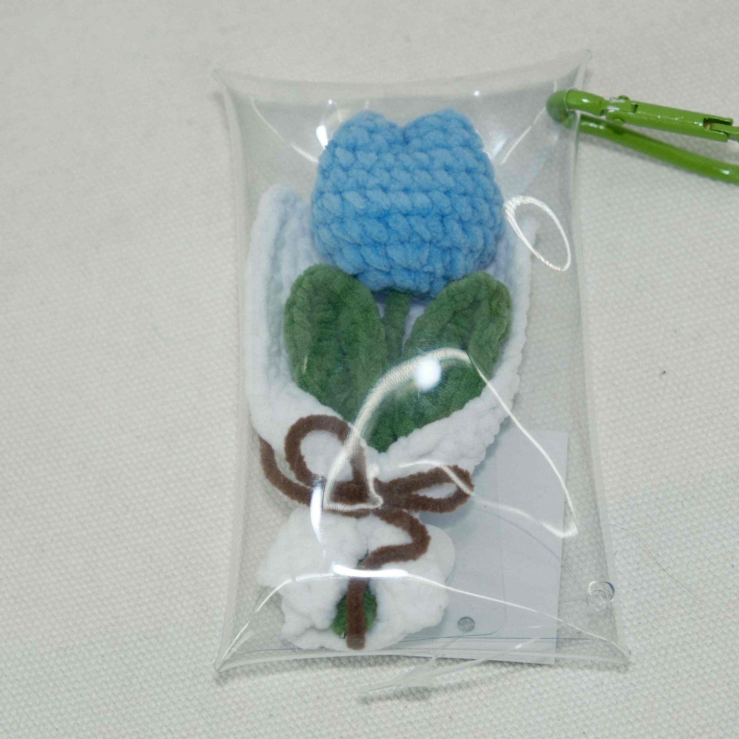 Crochet Tulip Flower Keychain Gift CF30207