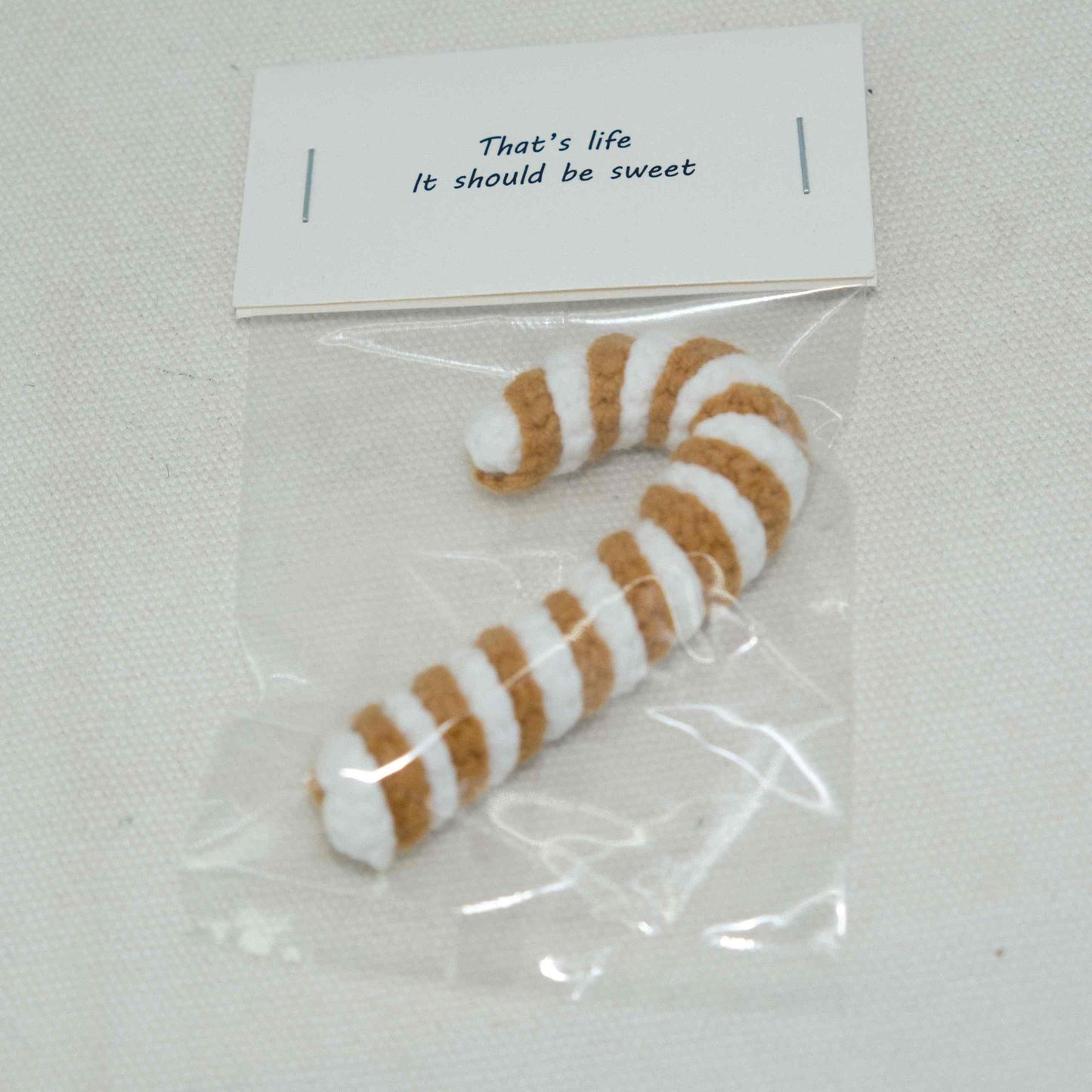 Crochet Candy Cane Christmas Gift CF30214