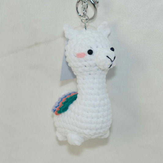 Crochet Alpaca Keychain CF30248