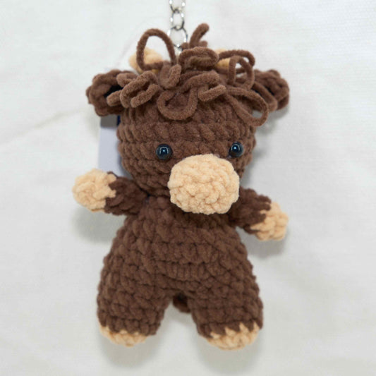 Crochet Cow Keychain CF30249