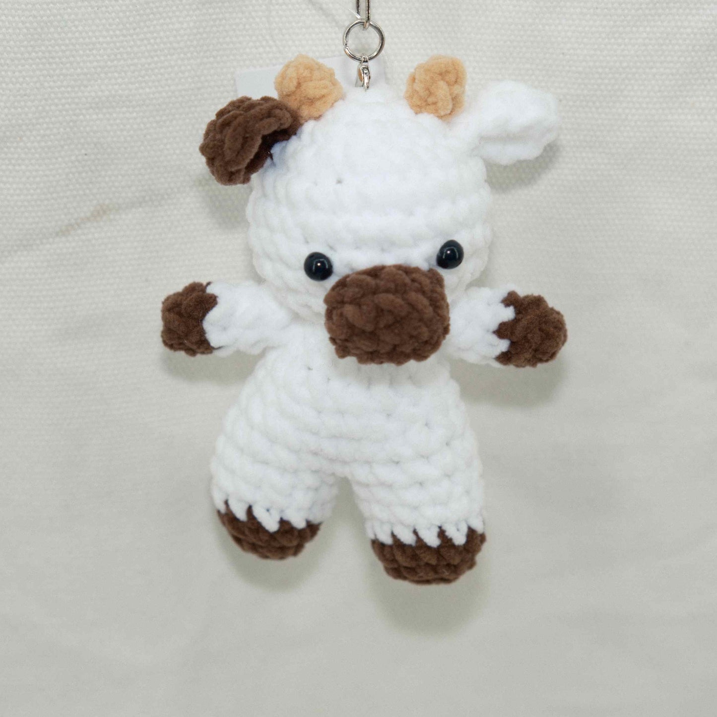 Crochet Cow Keychain CF30250