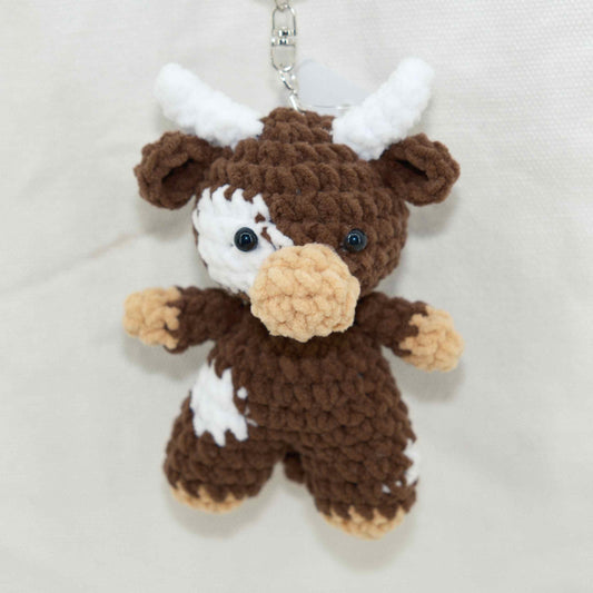 Crochet Cow Keychain CF30253