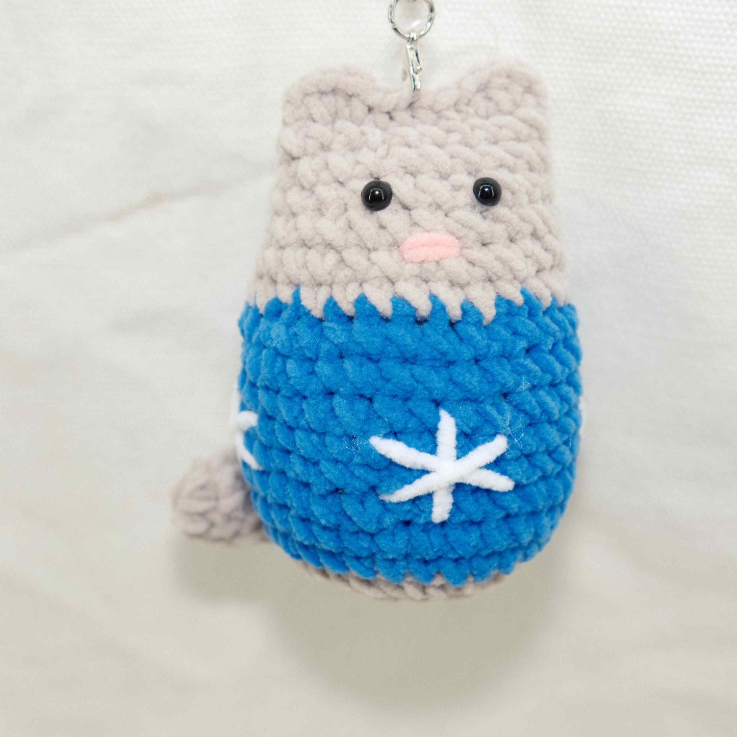 Crochet Cat Keychain Angel CF30256