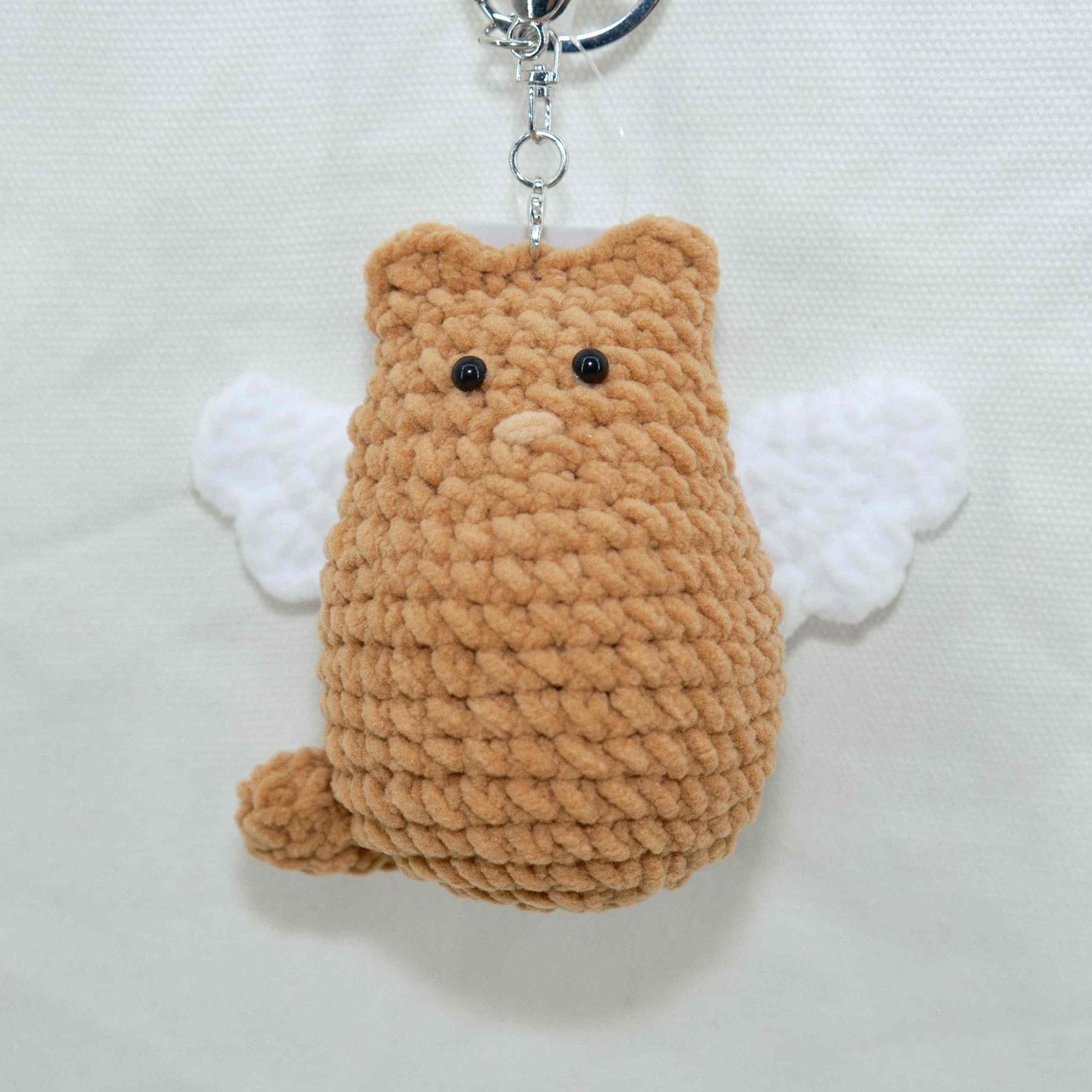 Crochet Cat Keychain Angel CF30256