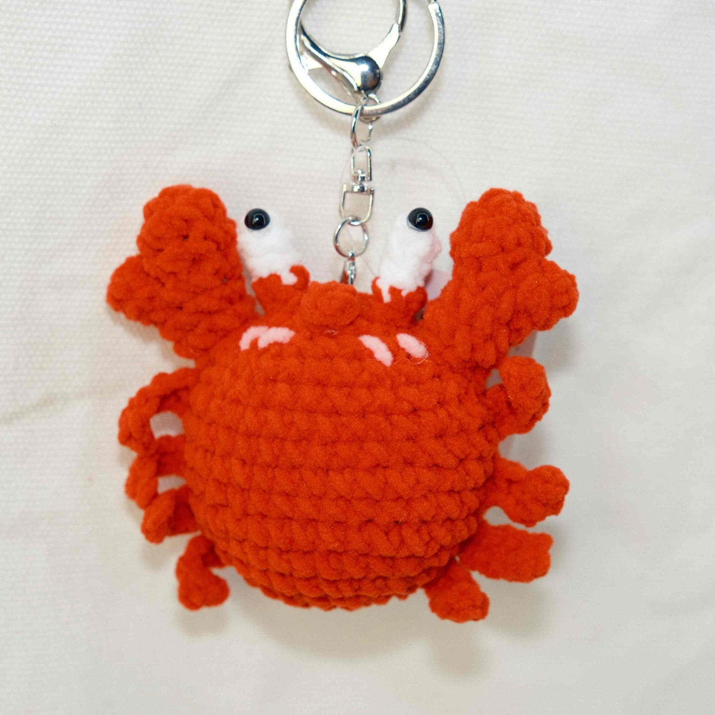 Crochet Crab Keychain CF30259