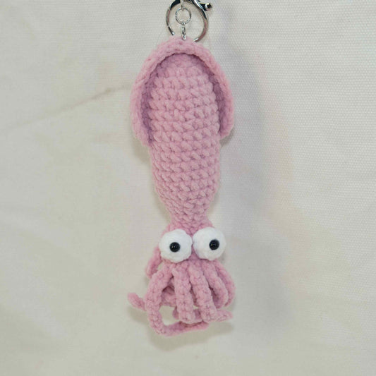 Crochet Squid Keychain CF30260