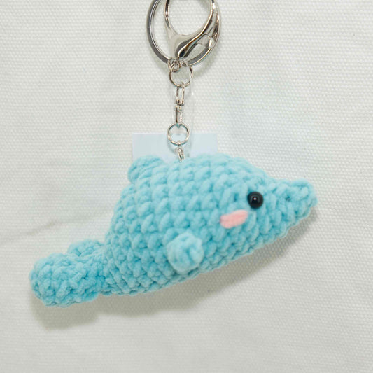 Crochet Dolphin Keychain CF30263