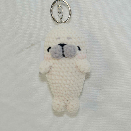 Crochet Seal Keychain CF30267