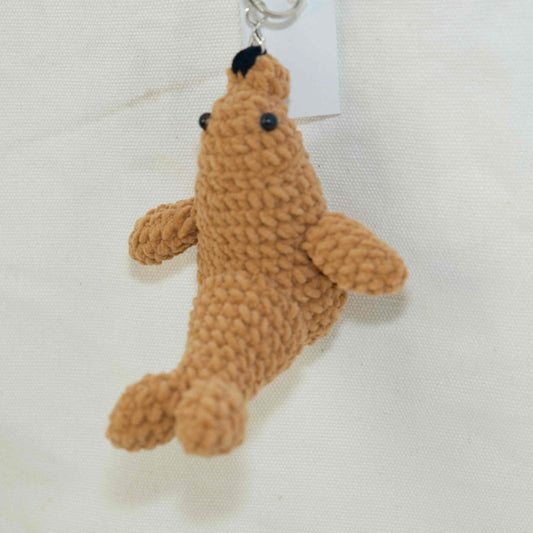 Crochet Sea Lion Keychain CF30268