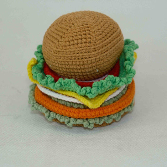 Crochet Hamburger Coaster CF30304