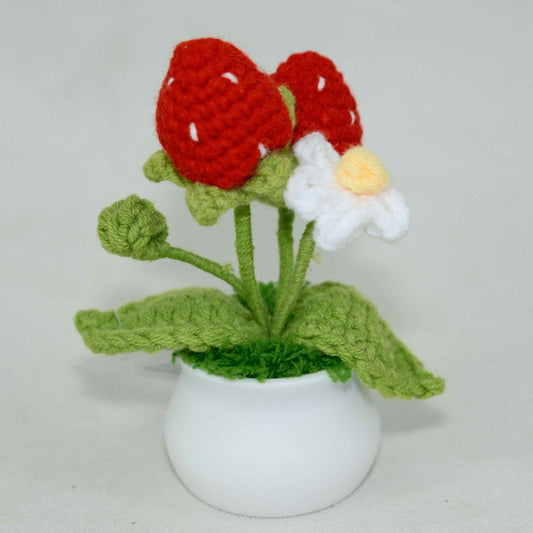 Crochet Strawberry Ornament CF30361