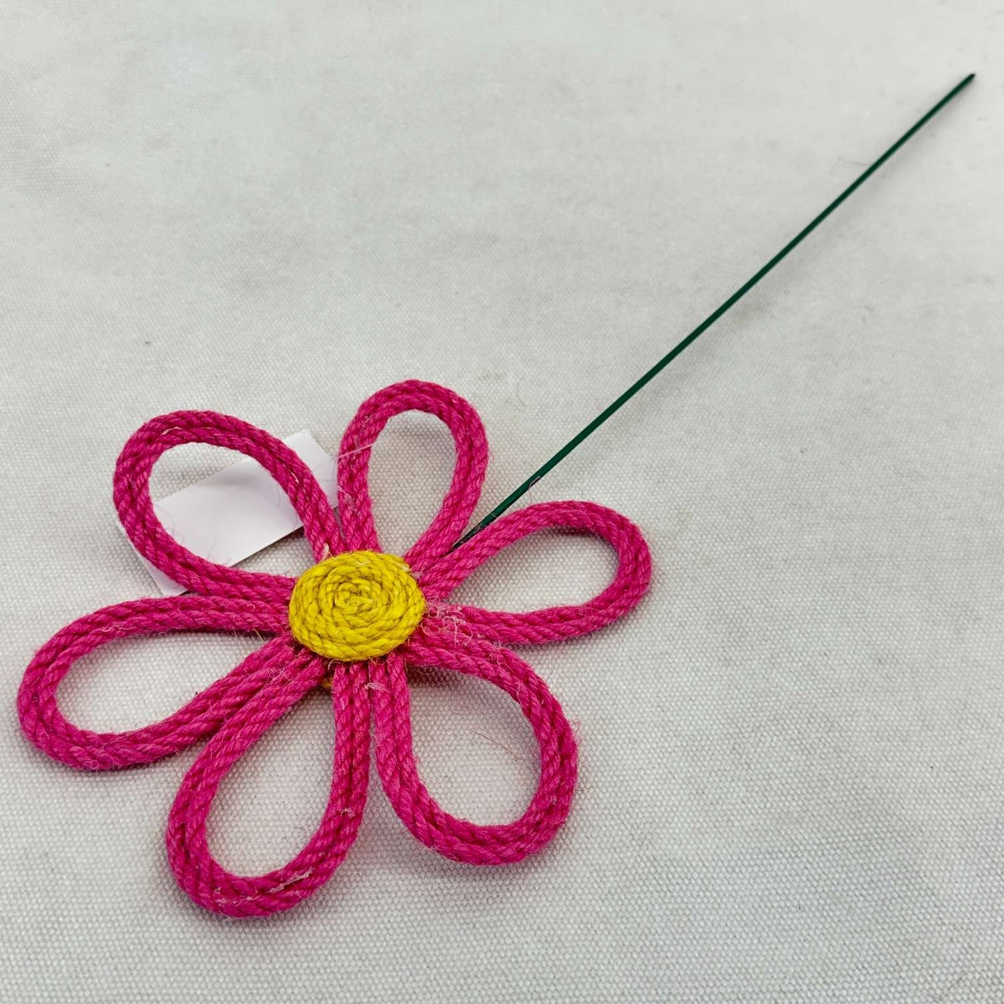 Crochet Jute Flower CF30453