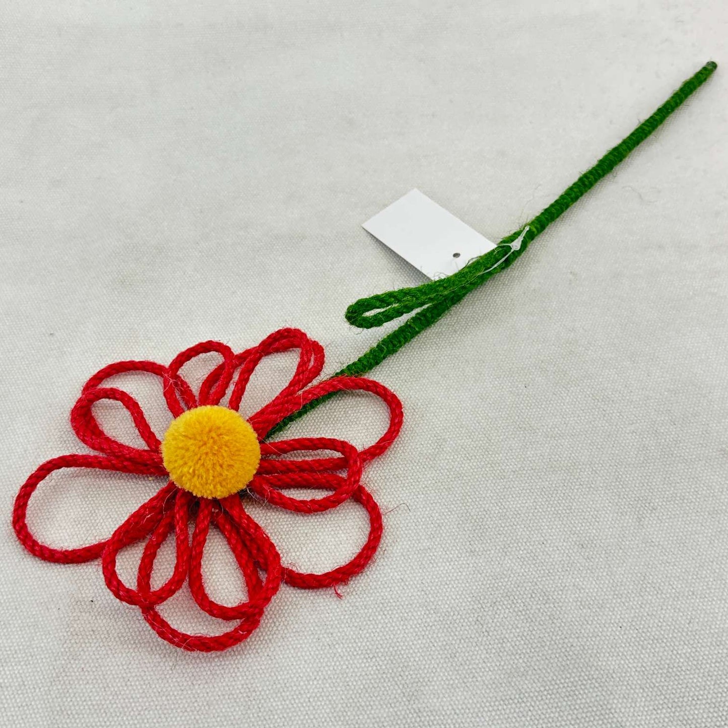 Crochet Jute Flower CF30453