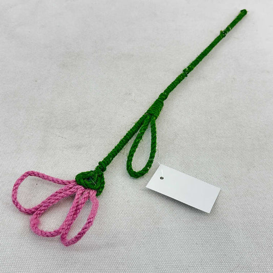 Crochet Jute Flower CF30453